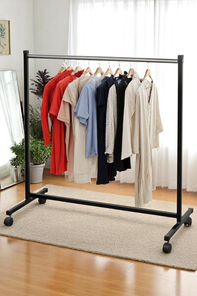 Şam group Tekerlekli Stand Askılık Eşek - Eteklik Mağaza Standı Askilik