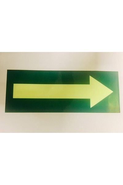 STOREMAX Ezg Lr-Fst Phosphorescent Direction Label Ezsnshop 1065757