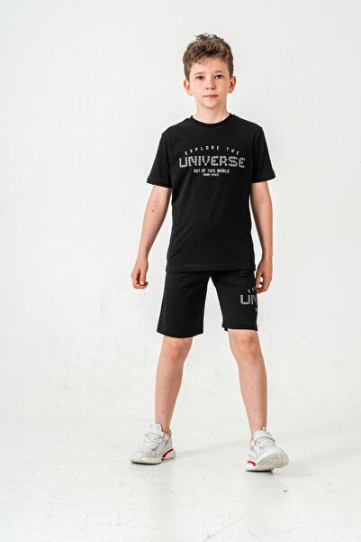 Mışıl Kids Explore the Universe Out of This World More Space Printed Boys Sho...