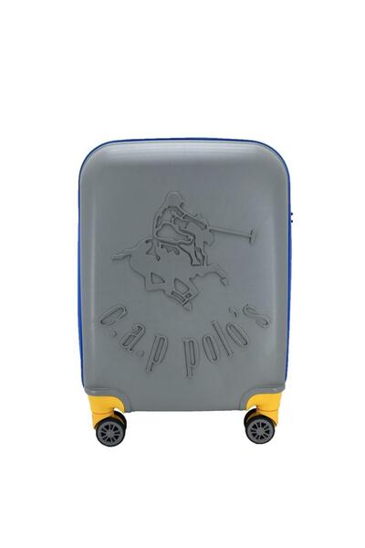 Cantayurdu Cap Polo's Polipropilen Orta Boy Valiz Gri