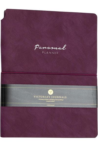 Mu Art Ahşap Mrt Vegan Leather Flexible Cover Elastic Planner Lined Notepad 15X21 cm (A5) Purple Art 87130