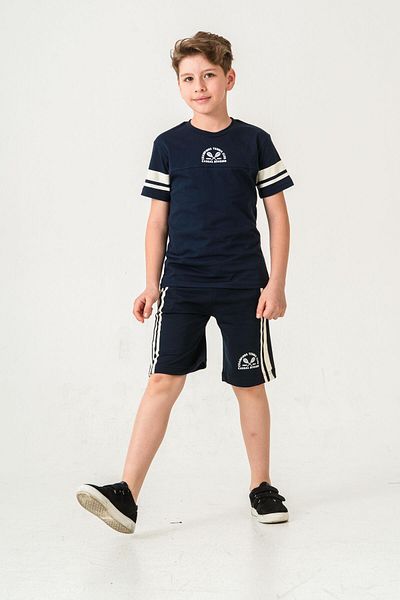 Mışıl Kids Champions Tennis Club Casual Division Ανδρικά Παιδικά Σορτς με στάμπα - Σετ μπλουζάκι