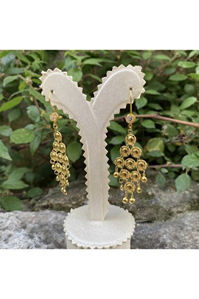 DİLEK KUYUMCULUK Hint işi altın küpe