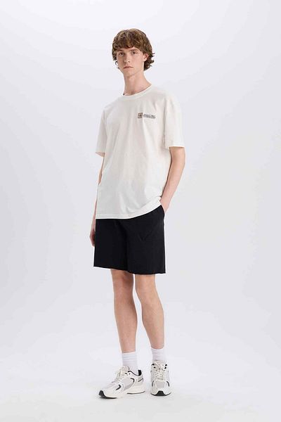 DeFacto Slim Fit Basic ίσιο σορτς με τσέπες - Slim Fit B8673ax24sm