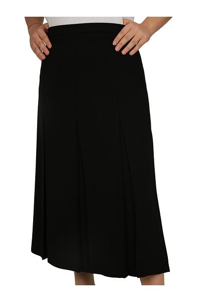 Butik Intermediate Length Patterned Lined Portoriko Fabric Flared Mother Skirt