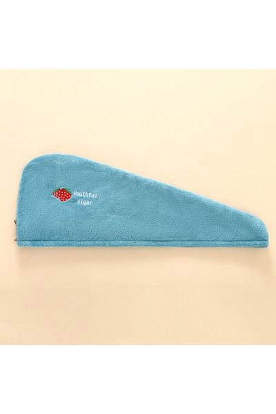 Choice Blue Women Soft Microfiber Towels Shower Cap Towel Bath Hats for Women Dry Hair Cap Quick Drying Sof
