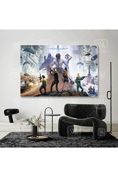 SML TABLO Pubg Mobile Online Macera Özel Kostümler Yatay Kanvas Tablo