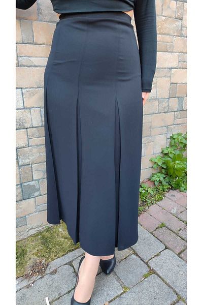 Butik Hijab Dimensiune Mare Căptușită Portorico Fusta Mamă Evazată Lungime Produs 95 Cm