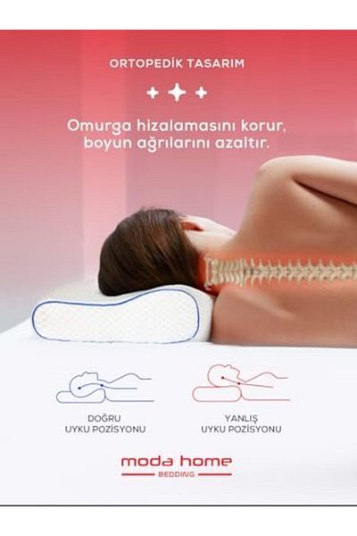 STOREMAX Ezg Home Bedding Visco Neck Support Pillow Ezsnshop 1065757