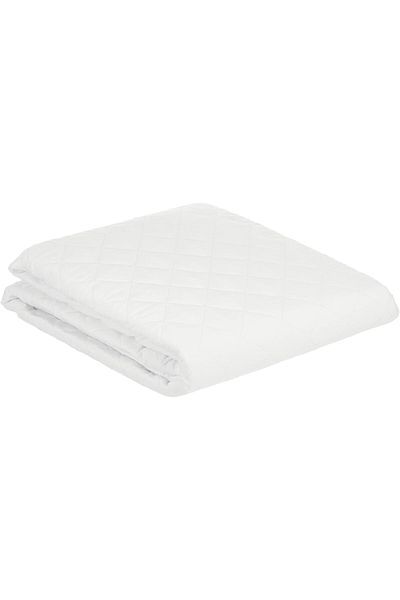 Mu Art Ahşap Care Liquid Proof Quilted 100% Polyester Mattress, White, Double Art 871301