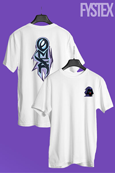 FYSTEX UNISEX - OVERSIZE - ΜΕ ΣΤΑΥΡΩΜΑΤΑ - ΜΠΛΟΥΖΑ VALORANT / ΜΠΛΟΥΖΑ - OMEN -