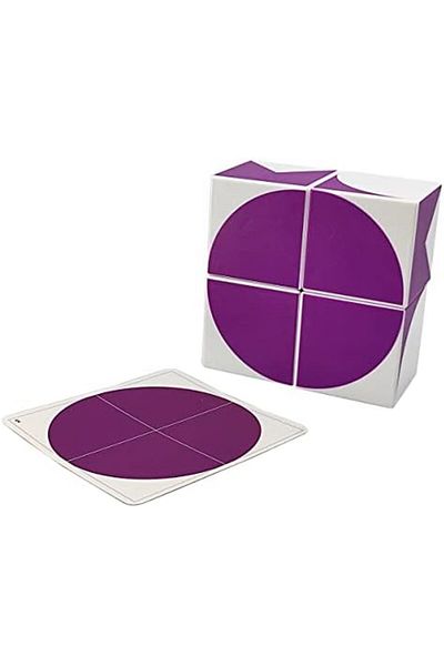 STOREMAX Ezg Geo Jr. Magnetic Visual Intelligence Cubes (40 Geometric Shape Cards - Magnetic Cubes) Ezsn