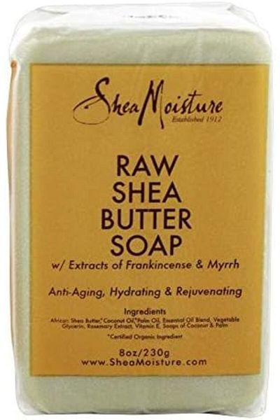 Shea Moisture Raw Butter Bar Soap, 8 Ounce, Pack Of 2