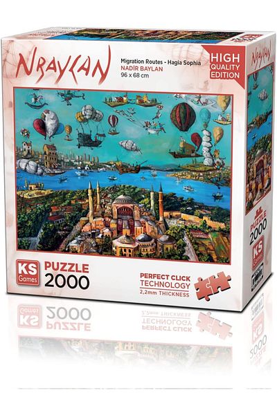 STOREMAX Ezg Migration Routes Hagia Sophia 2000 Piece Puzzle -Ks Puzzle Ezsnshop 1065757