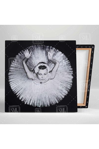 SML TABLO Ballerina Bird's Eye View Τετράγωνη ζωγραφική σε καμβά