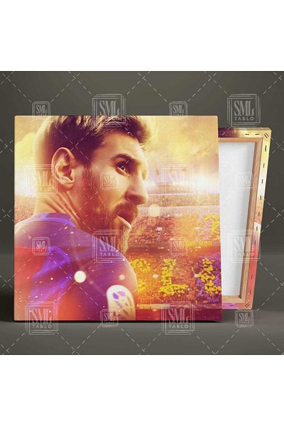SML TABLO Lionel Messi Αργεντινή Βαρκελώνη Ποδόσφαιρο Τετράγωνος Πίνακας Καμβά