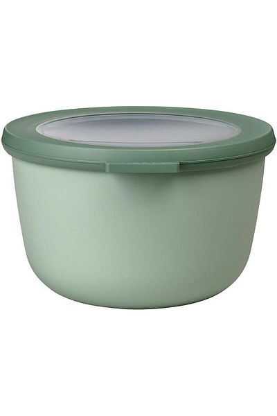 Mu Art Ahşap Mrt - Multi Bowl Cirqula Round - Storage Container with Lid - Airtight Storage Container for Refrigerator