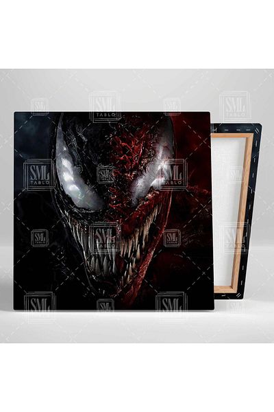 SML TABLO Venom Poisoned Rage Elephant Art Creature Decor Τετράγωνος πίνακας σε καμβά