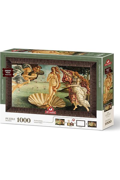 STOREMAX Ezg Puzzle the Birth of Venus,Sandro Botticelli 1000 Piece Framed Puzzle Ezsnshop 1065757