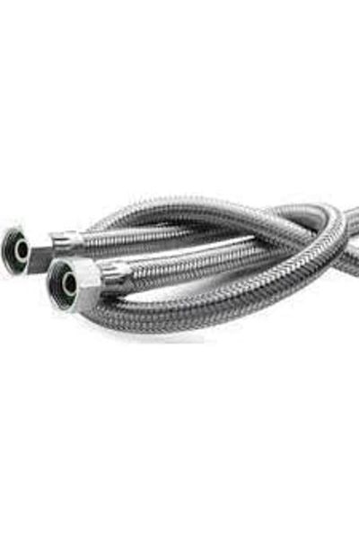 STOREMAX Ezg Yapi Tepe Robot Shower 1/2-1/2 Female-Female Steel Flex Connection Hose 60,70,80,90,100 cm (70 C