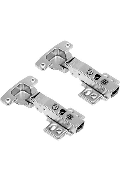 LUXE 1 Pair Master Brake Cabinet Door Hinge Reciprocating Flat Tas Hinge Lxshp 1055529
