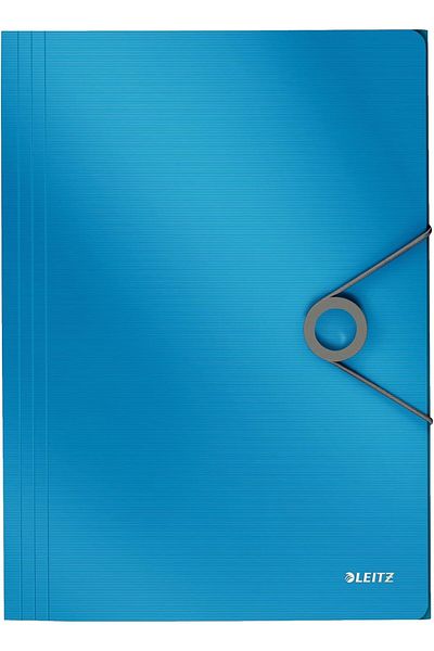 STOREMAX Ezg Solid Slim Elastic File, 150 Sheet Capacity, Light Blue, 45631030   Ezsnshop 1065757