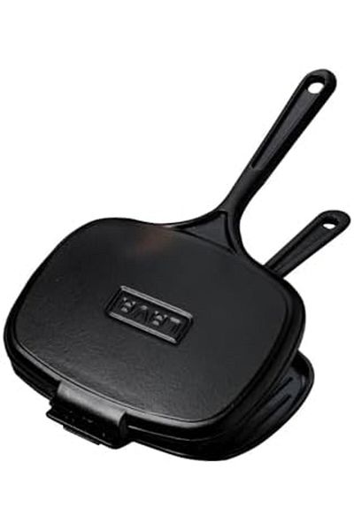 Mu Art Ahşap Cast Iron Toaster, 18X26 Cm, Black