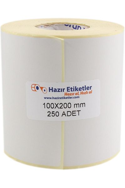 LUXE Labels , Take Ready Take Fast Eco Thermal Label 100mm X 200mm 250 Pcs in Roll 40mm Kuka Diameter