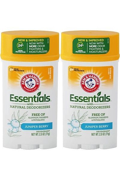 Arm&Hammer مزيل عرق صلب من آرم آند هامر إسينشالز أصفر/أبيض 71 جرام × 2