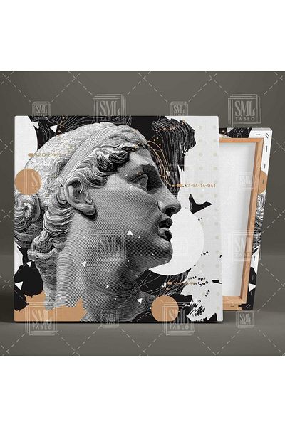 SML TABLO Pictură pe pânză pătrată decorativă modernă sculptură