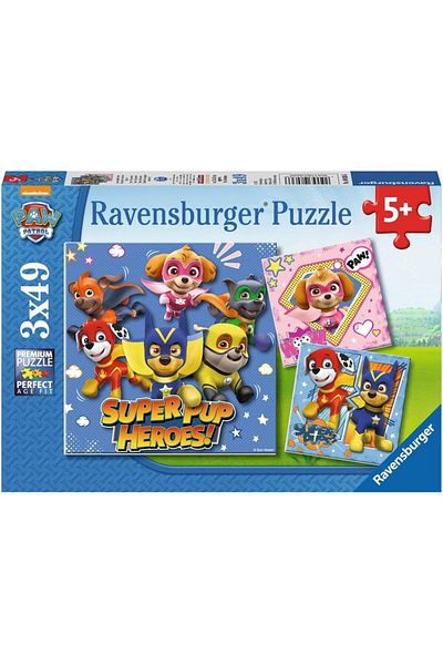 Mu Art Ahşap Mrt 3x49p Puz Paw Patrol، متعدد الألوان Art 871301
