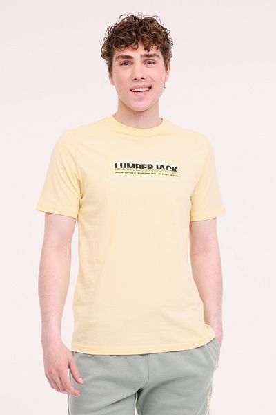 lumberjack Ml Asahi 11Trv26 5Fx Yellow Men's Short Sleeve T-Shirt