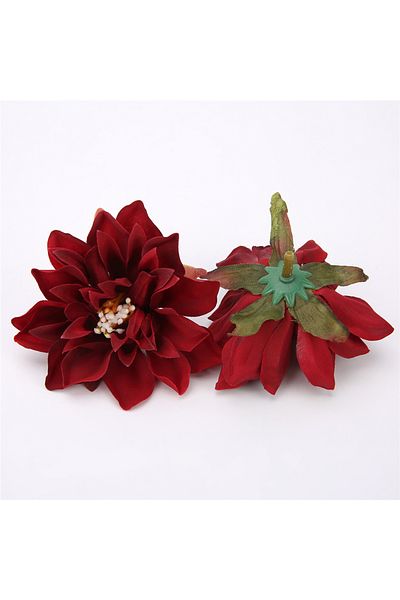 Choice 5pcs Hg6404 5pcs Dahlia Flower Heads Artificial Flower For Home Decor Fake Flowers Wedding Party Wre