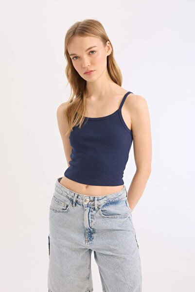 DeFacto Coool Fitted Fitilli Kaşkorse Askılı Atlet B0563AX25SM