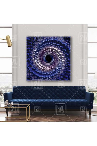SML TABLO Fractal Art Σύνθετα Σχήματα Διακόσμηση Τετράγωνος Πίνακας Καμβά