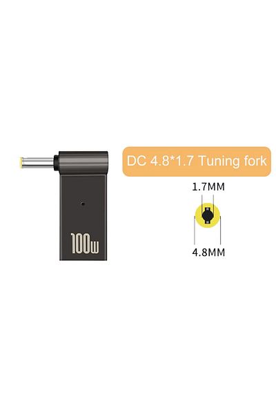 DIXSG 4.8-1.7mm 100w Usb Type C Fast Charging Adapter Plug Connector Universal Usb C Laptop Charger Conve
