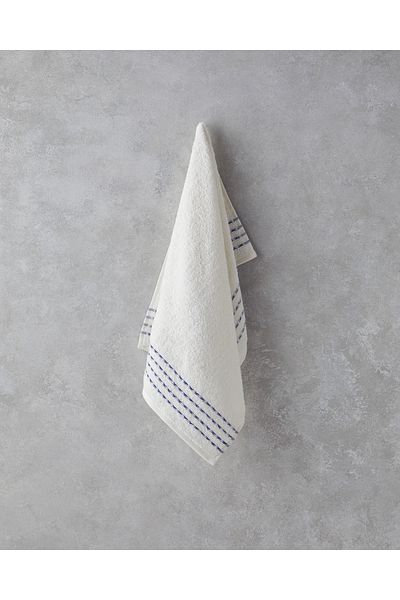 English Home Soft Wave Cotton Face Towel 50X80 cm Ecru