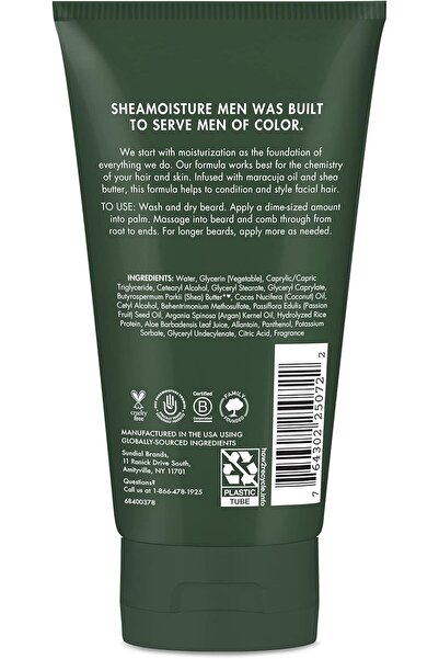 Shea Moisture Complete Beard Detangler, Passion Fruit Oil & Butter, Paraben Free