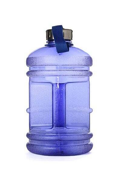 HALAMODO Gym Wide Mouth Shaker Water Bottle 13x13x27cm