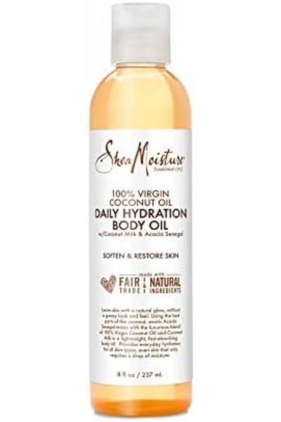 Shea Moisture SHEA MOISTURE Daily Hydration Body Oil for Dry Skin Virgin Coconut Oil Paraben Free 8 oz
