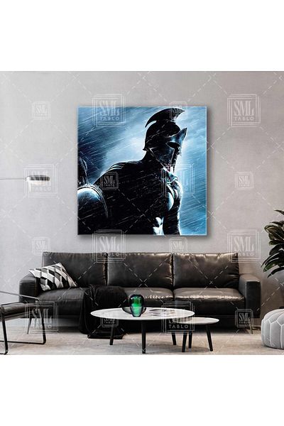 SML TABLO Noaptea sub ploaie Gladiator Vertical Canvas Painting