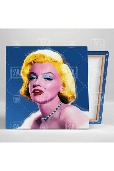 SML TABLO Διακοσμητικό τετράγωνο καμβά Marilyn Monroe Pop Art