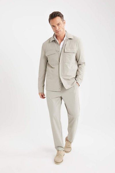 DeFacto New Season Jogger Straight Leg All-Way Stretch Summer Fabric Trousers