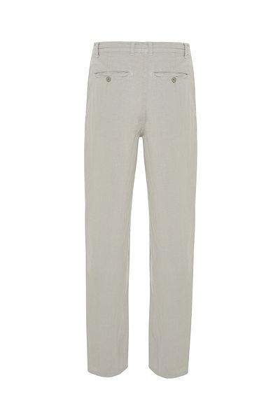 Mudo Straight Fit Linen Pants