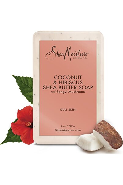 Shea Moisture SHEA-COCONUT HIBISCUS SHEA BUTTER BAR SOAP 8oz/237g