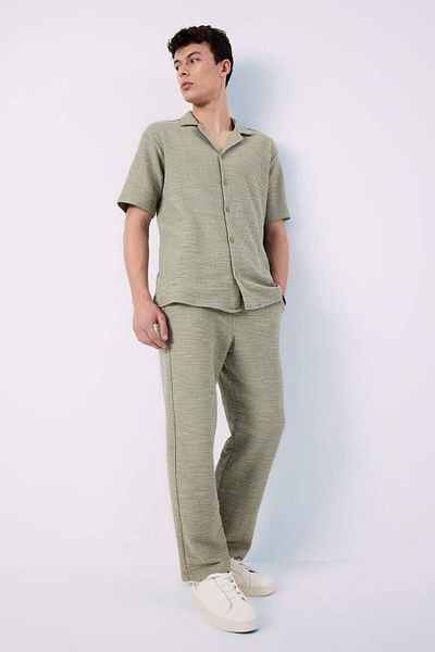 DeFacto Παντελόνι με φαρδύ πόδι New Season Wide Leg Loose Άνετη εφαρμογή με τρεις τσέπες