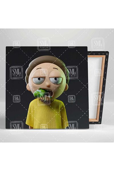 SML TABLO Πίνακας σε καμβά Rick And Morty Pickle Rick Legend Σειρά κινουμένων σχεδίων διπλού συνδυασμού 2 τεμαχίων