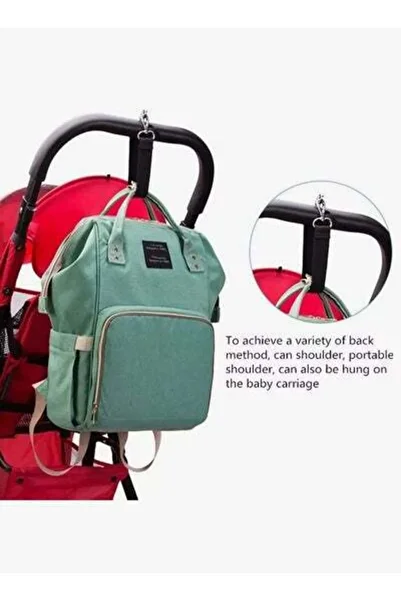 HALAMODO Mami Diaper Bag Green 33-15-6001