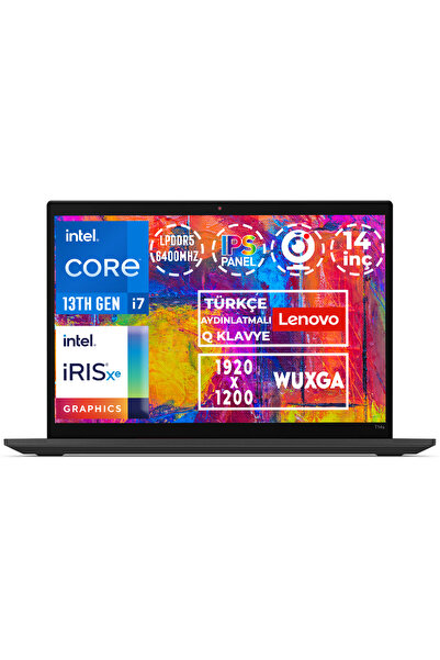 LENOVO ThinkPad T14s G4 i7-1355U 16GB 1TB SSD 14" WUXGA Fdos Taşınabilir Bilg...