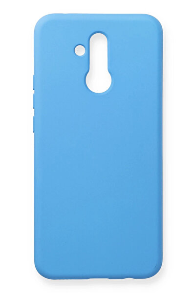 NewFace حافظة هواوي ميت 20 لايت نانو من الداخل سيليكون مخملي - أزرق SPTGL